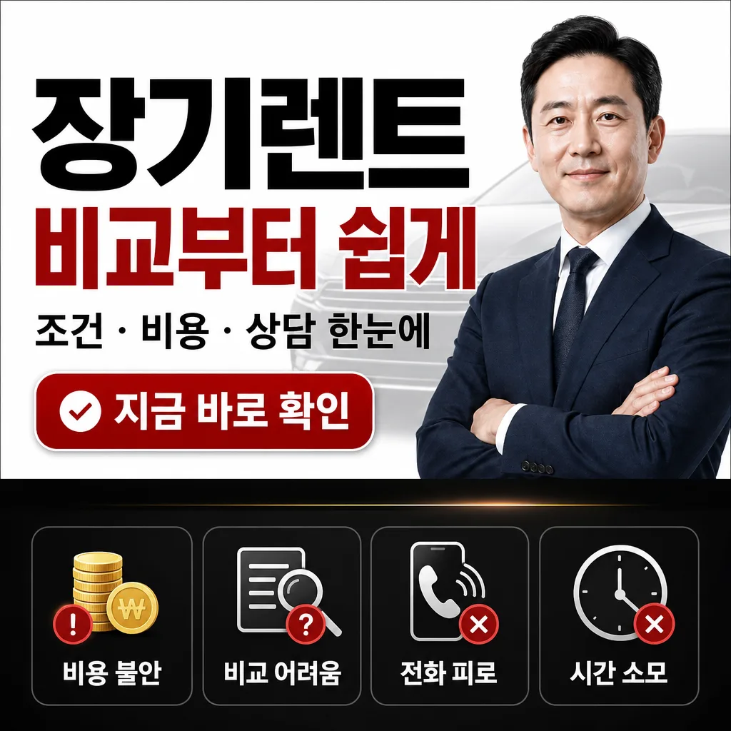 장기 렌트 차량 인도 및 반납 절차